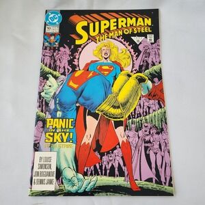 Superman The Man of Steel #10 Comic Book Panic in the Sky! Fifth Strike VF B&B